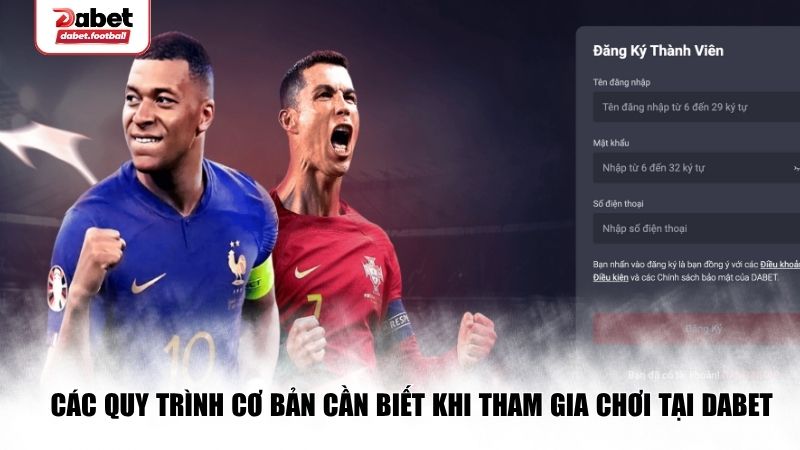 Tham gia Dabet chưa bao giờ đơn giản đến thế