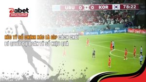 kèo tỷ số chính xác